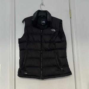 North Face Puffer Vest in Black